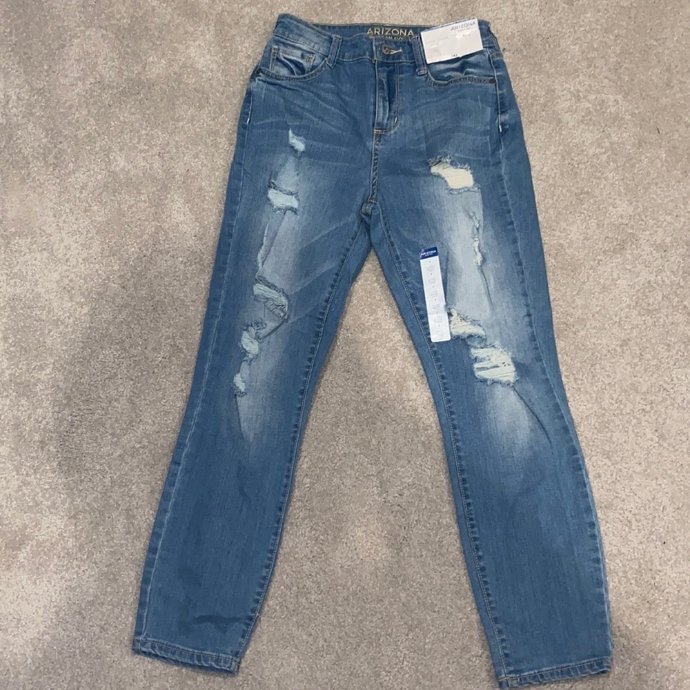 Arizona Hi-rise jean crop